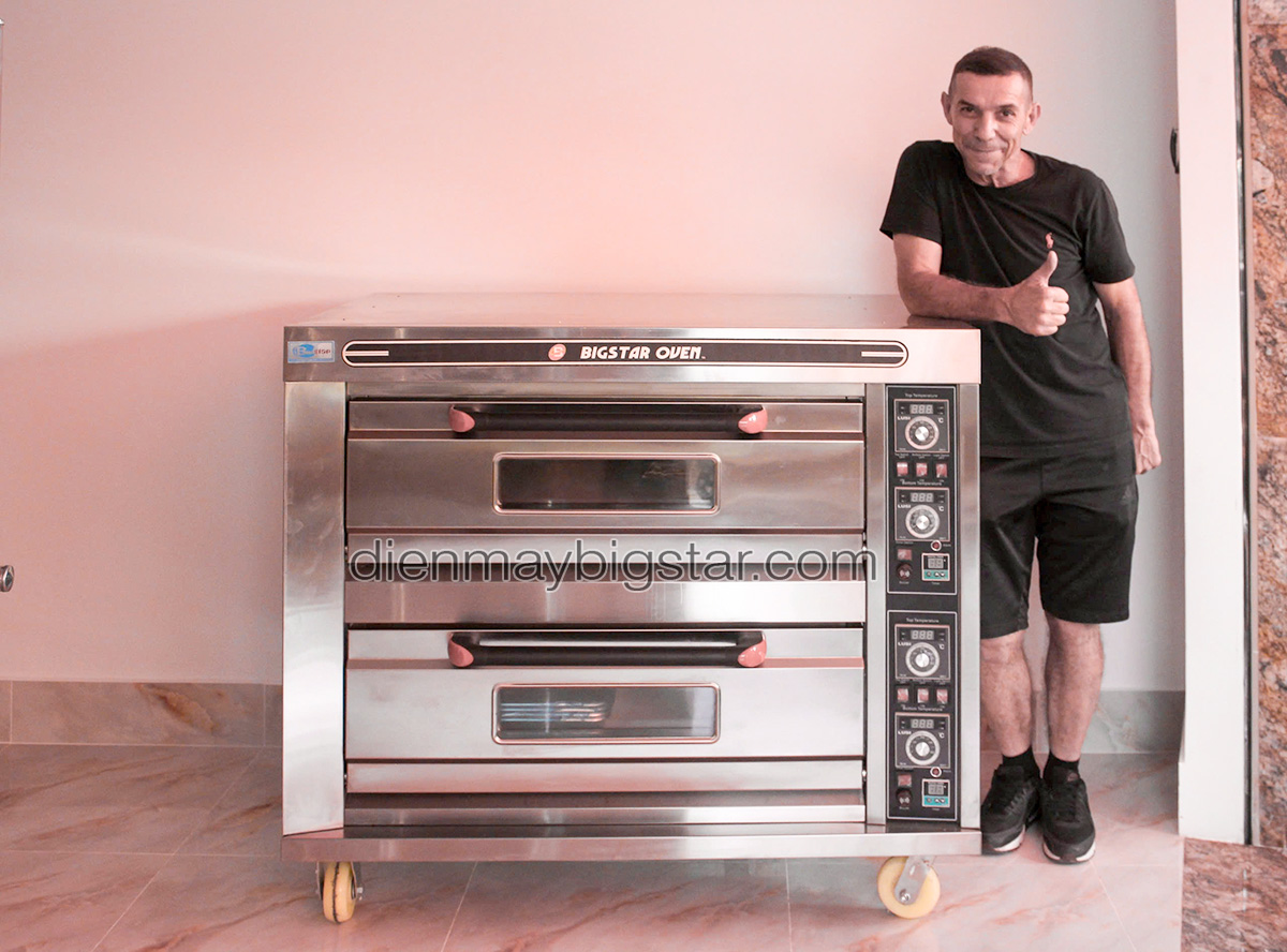 don hang lo nuong pizza dung dien va may tron bot tai thu duc 1