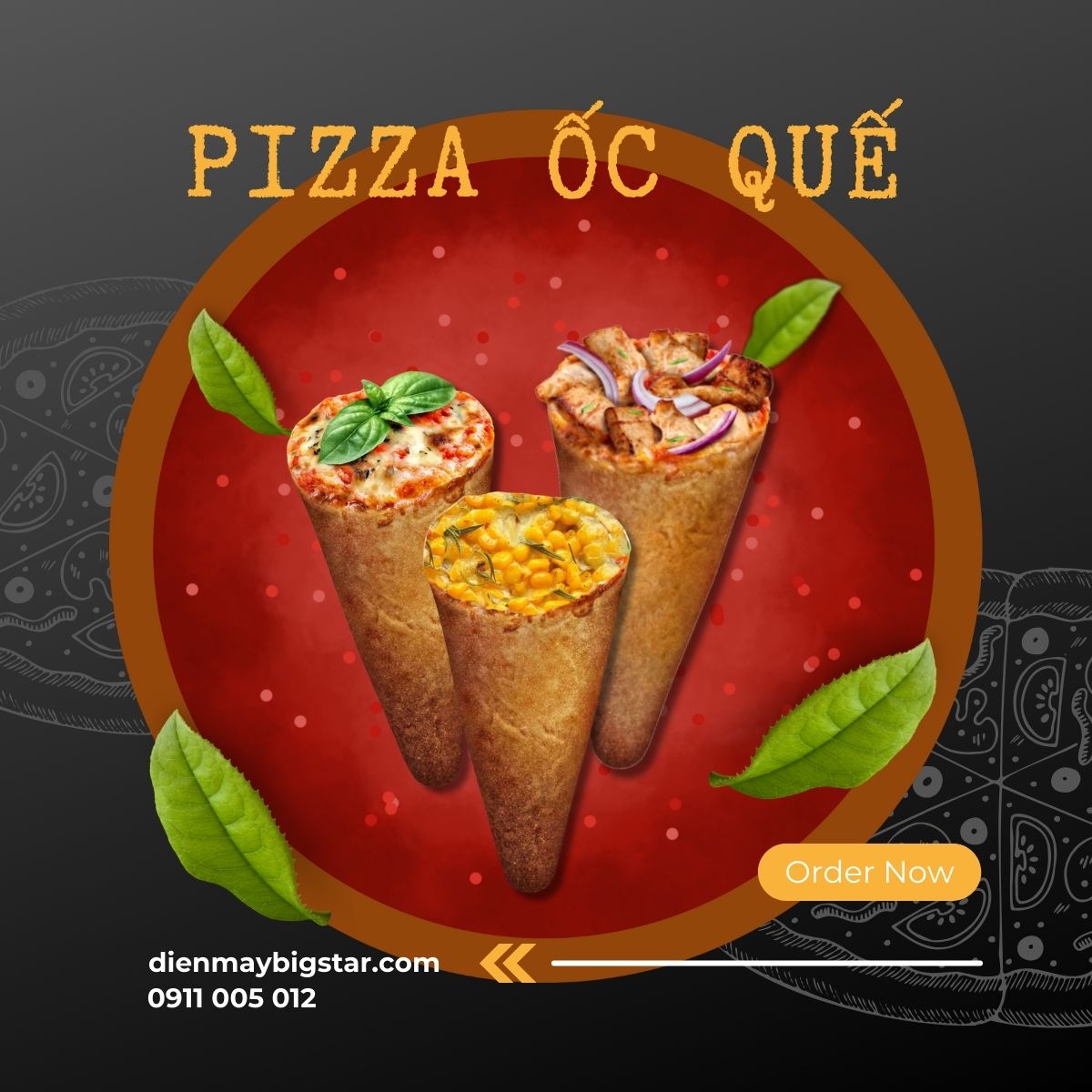 Máy làm vỏ pizza ốc quế tự động PQ-B4