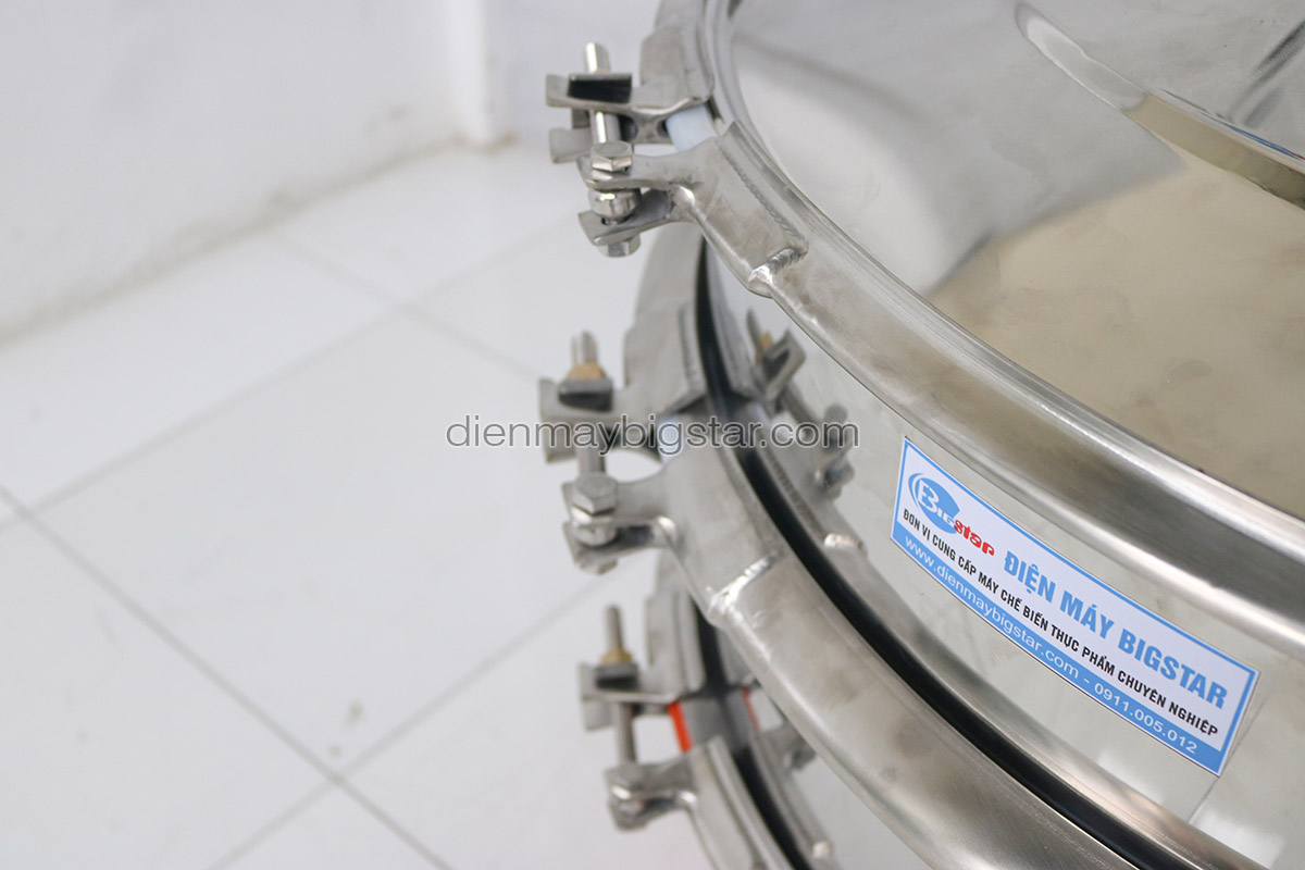 Máy sàng rung tròn 3 tầng D1200mm 19 may sang rung thuc pham 2 tang d800 12