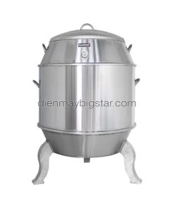 Lò quay gà vịt inox chân cong 90