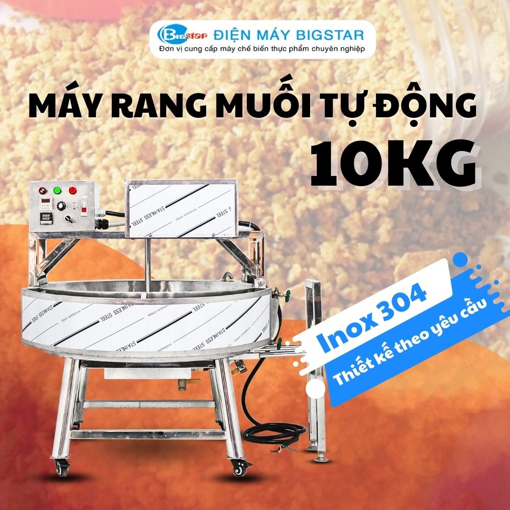 Máy rang muối tôm tự động 10kg 16 Máy rang muối tôm tự động 10kg