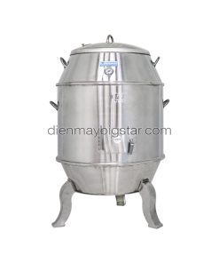 Lò quay vịt inox chân cong 80