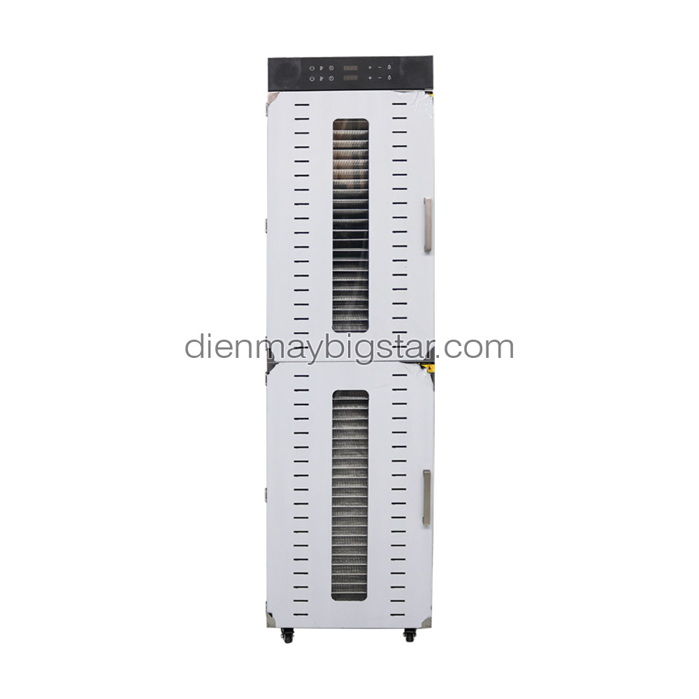 Máy sấy thực phẩm công nghiệp 2 lớp 48 khay SS-48H 17 Máy sấy thực phẩm công nghiệp 2 lớp 48 khay SS-48H