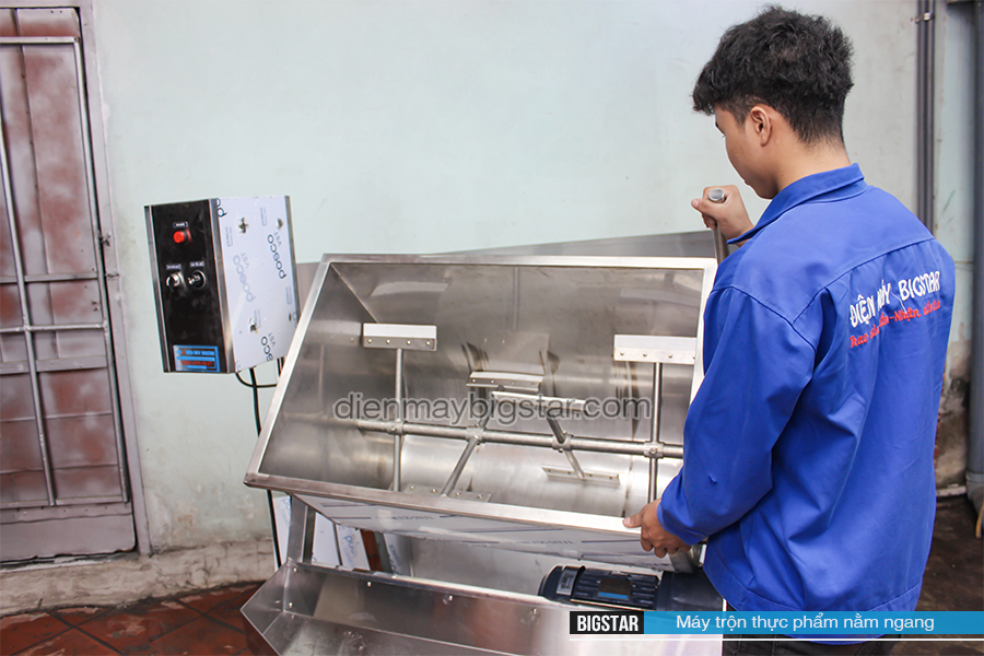 Máy trộn thực phẩm nằm ngang 80kg