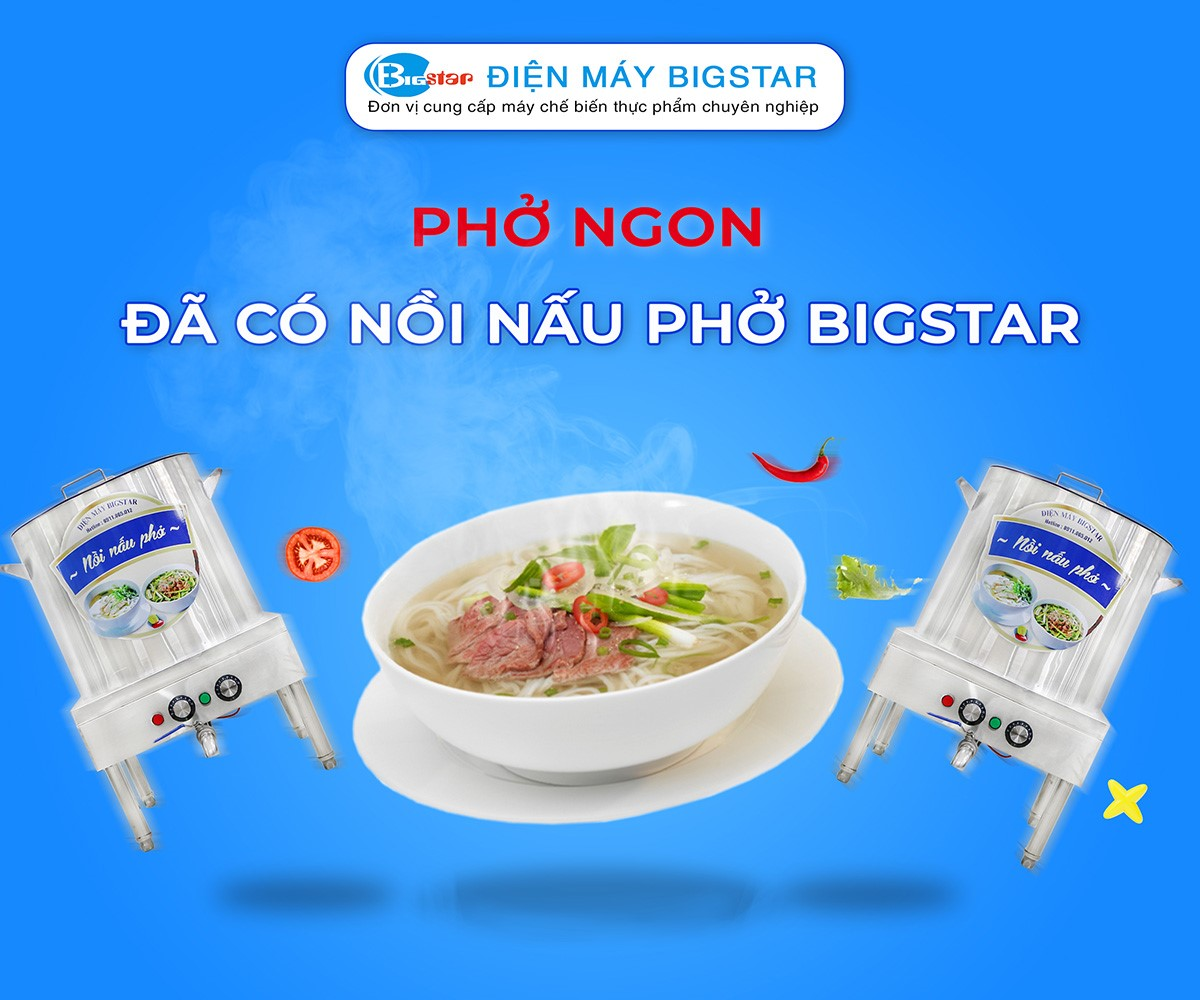 Danh sách các thiết bị cần có cho tiệm phở mới mở 18 tiểm phở