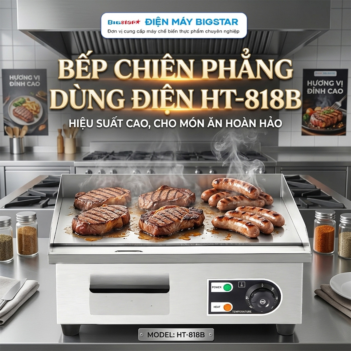 Bếp chiên phẳng dùng điện HT-818B 10 bep chien phang dung dien ht 818b 2