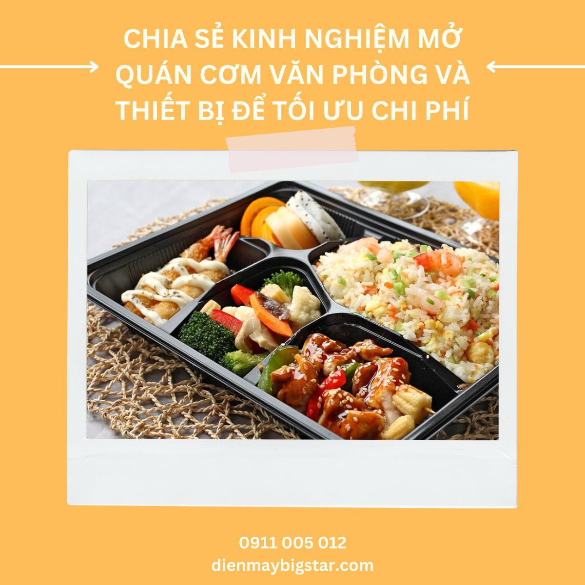 Chia sẻ kinh nghiệm mở quán cơm văn phòng