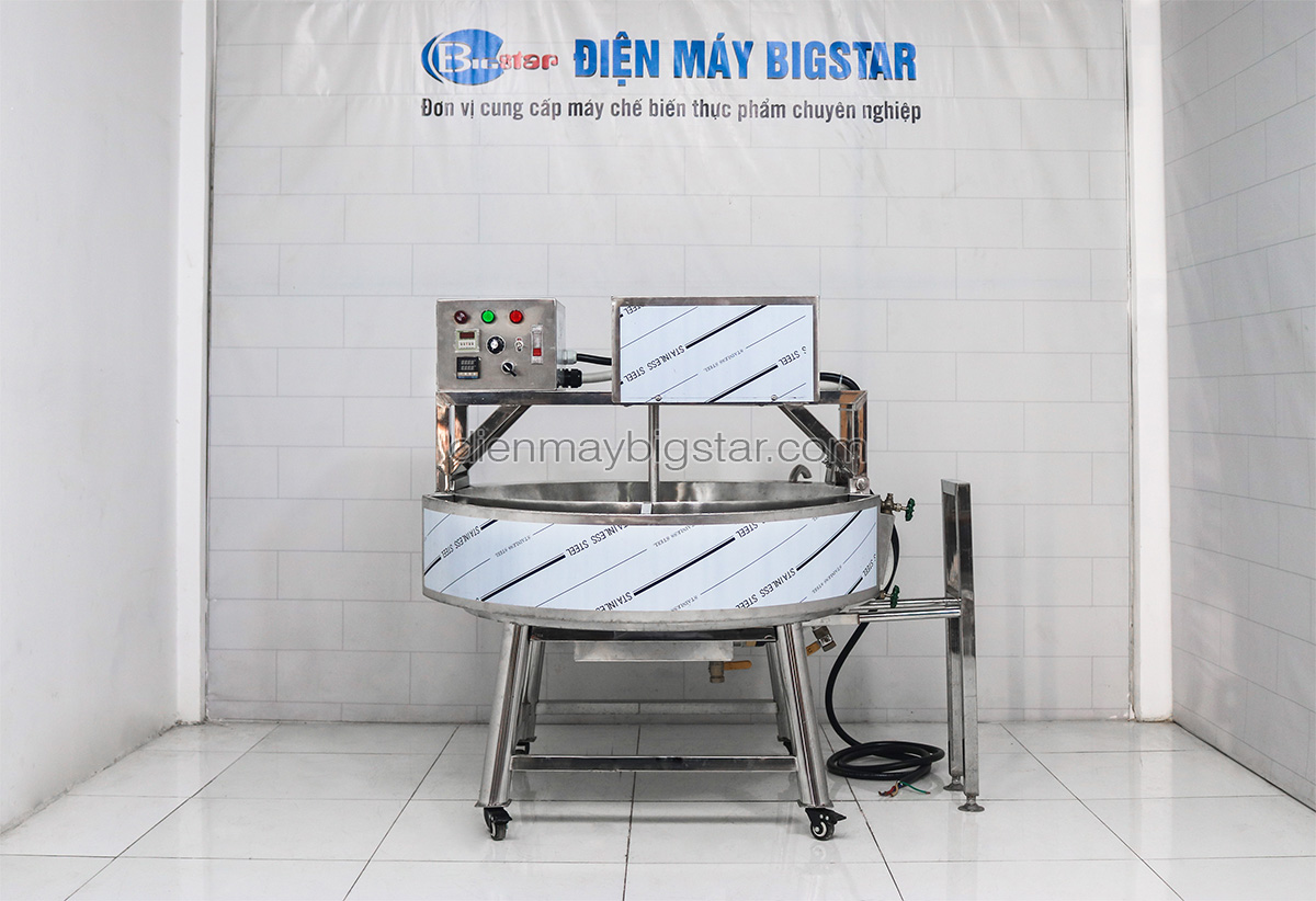 Máy rang muối tôm Tây Ninh