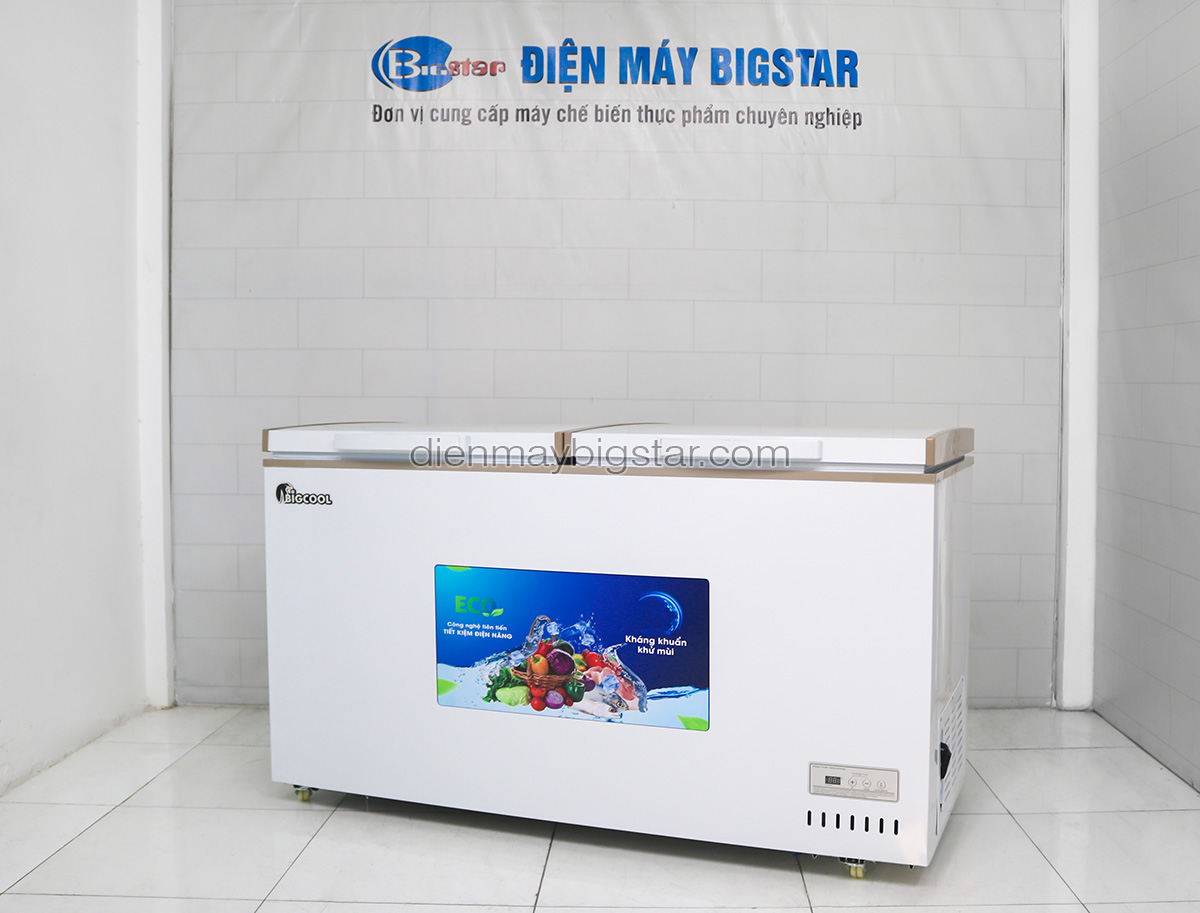 Tủ đông nằm 550L 1m4 BigCool SS-550L 27 tu dong nam ss 550 4