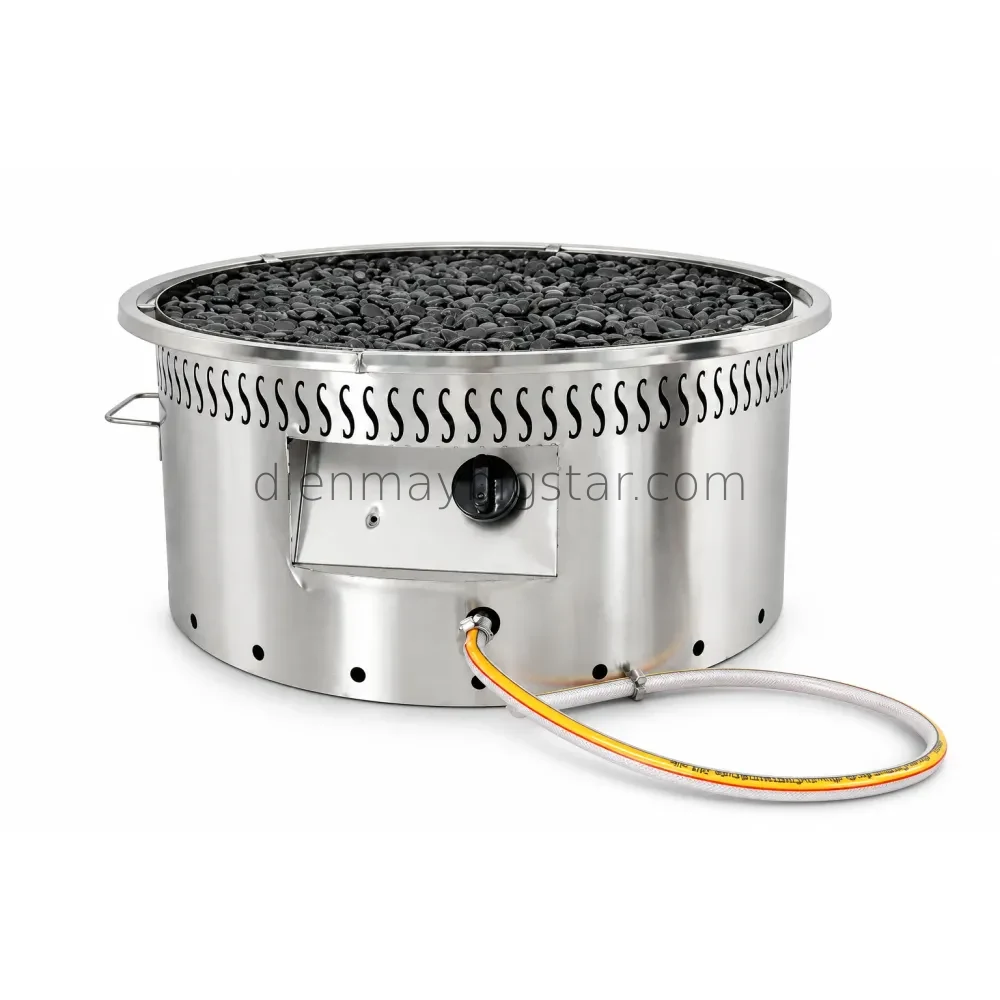 Lò nướng xúc xích đá 550mm dùng gas G520 10 Lò nướng xúc xích đá 550mm dùng gas G520 - Ảnh 2