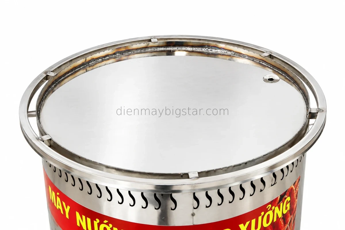 Lò nướng xúc xích đá 550mm dùng gas G520 16 may nuong xuc xich g520 4