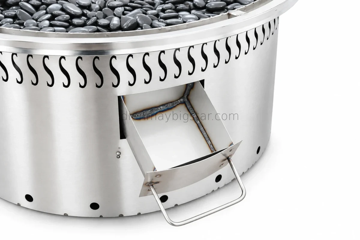 Lò nướng xúc xích đá 550mm dùng gas G520 19 may nuong xuc xich g520 6
