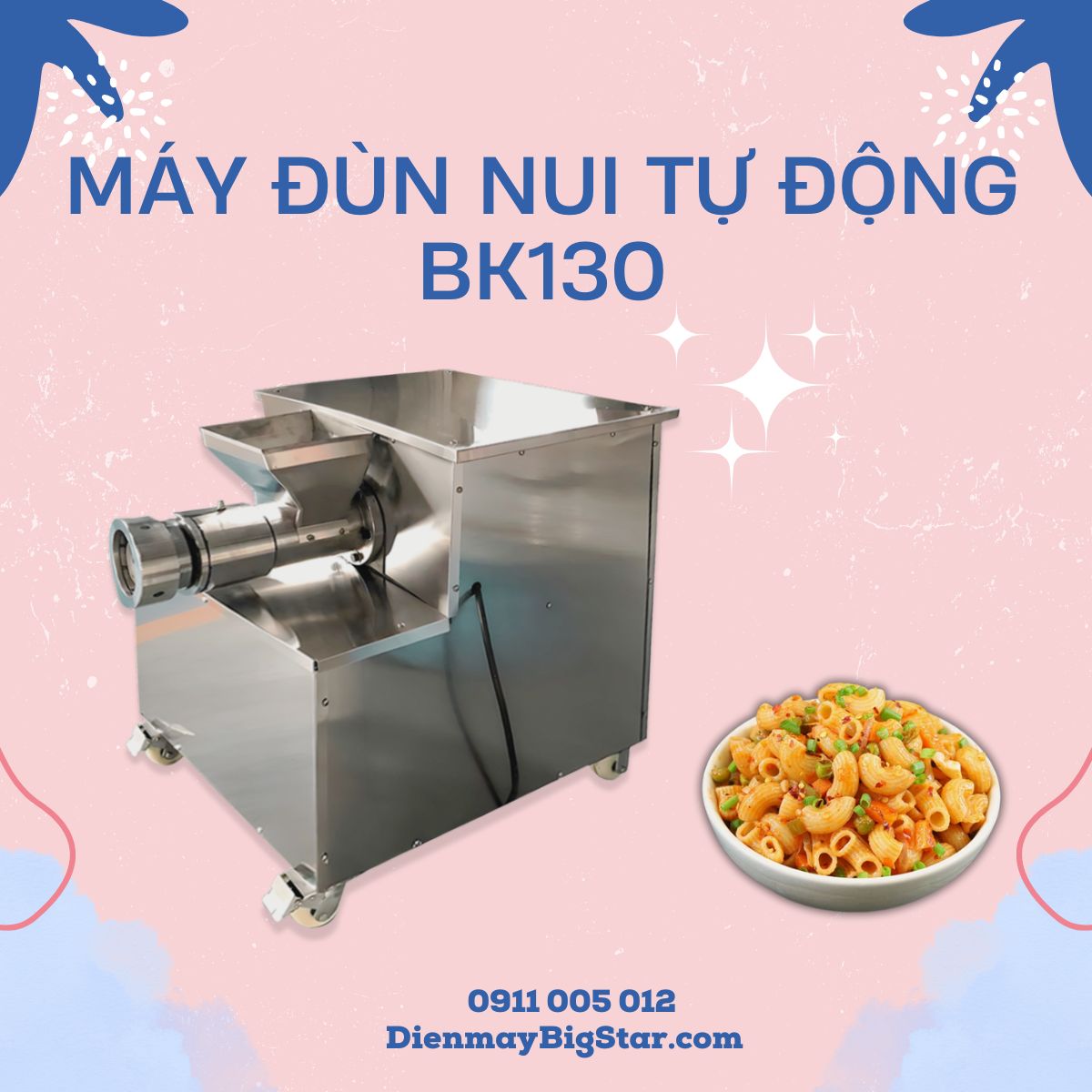 Máy đùn nui tự động BK130