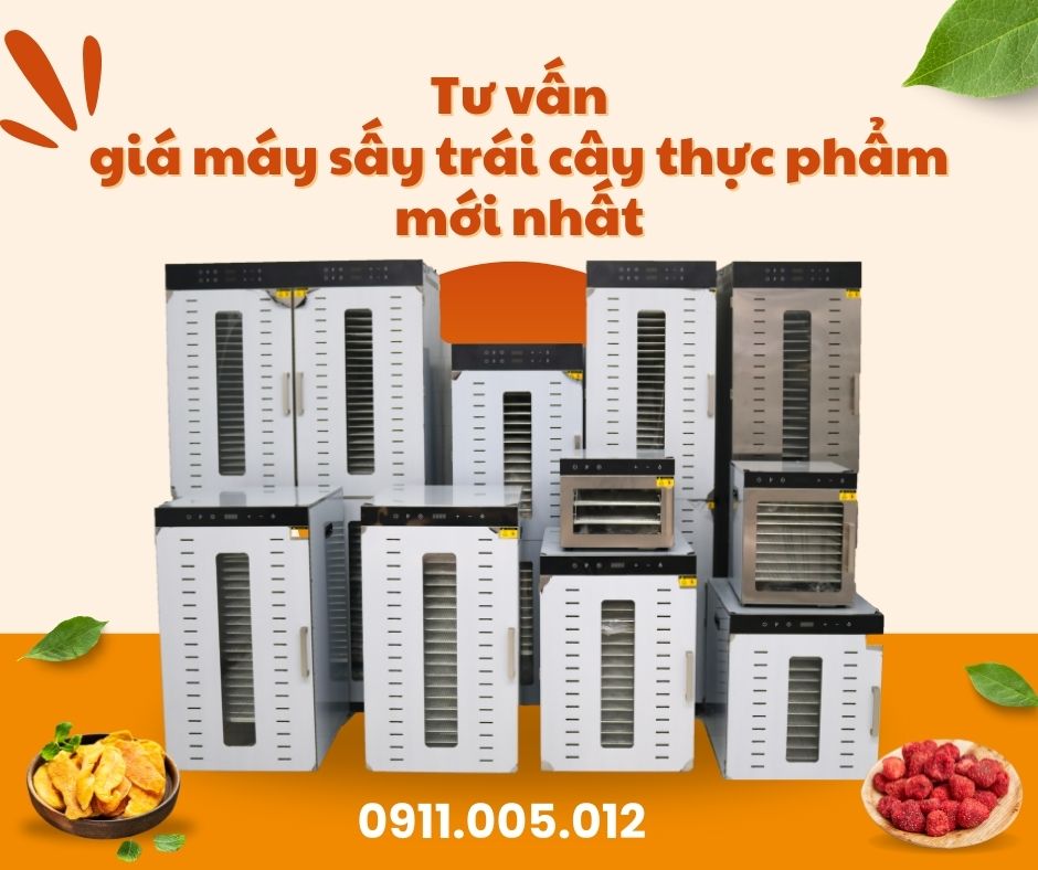 máy sấy trái cây thực phẩm