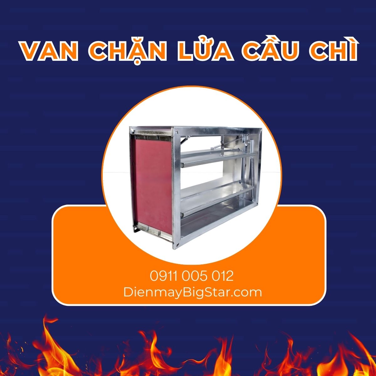 Van chặn lửa cầu chì 7 van chặn lửa cầu chì