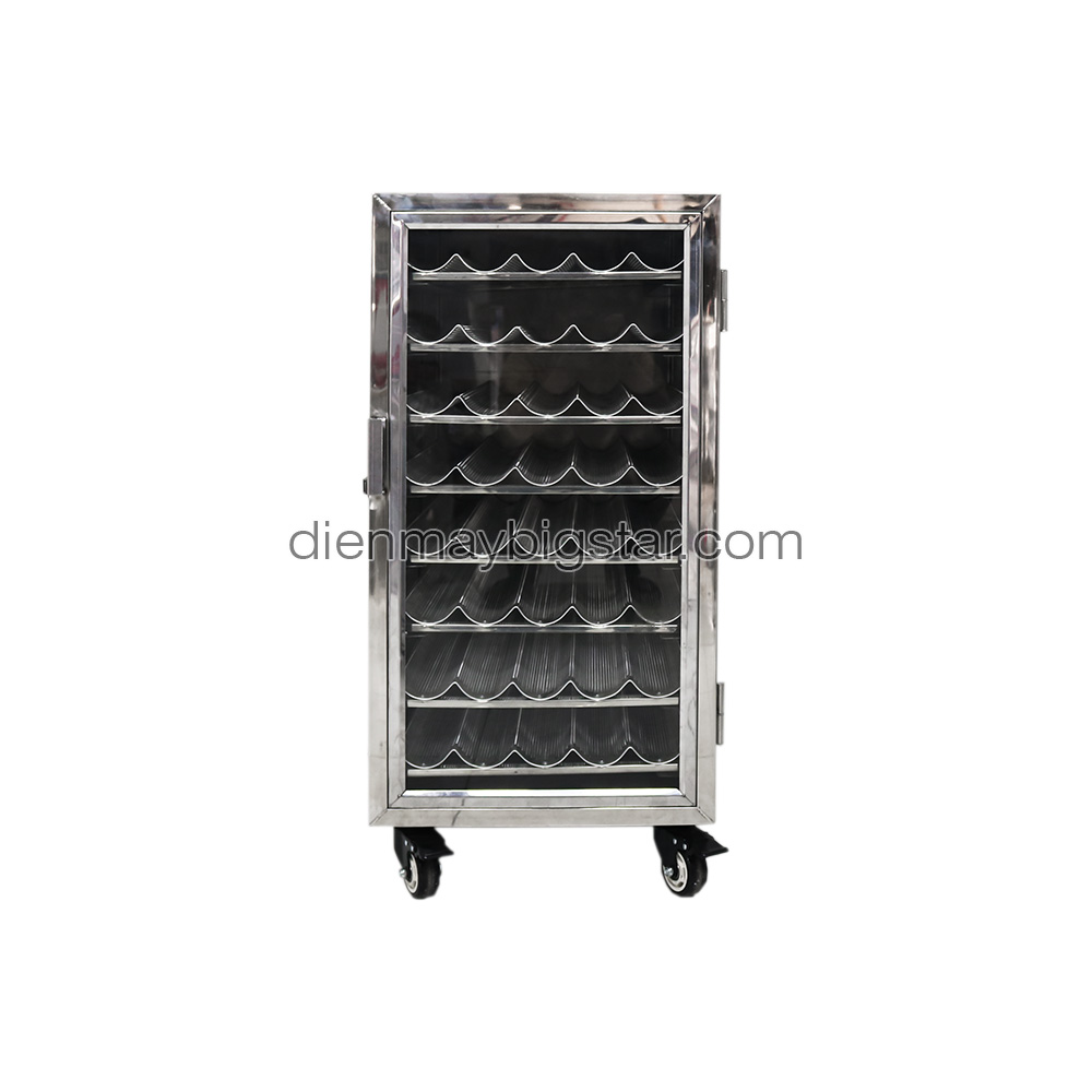Tủ ủ bột 8 khay không dùng điện - Thông số kỹ thuật