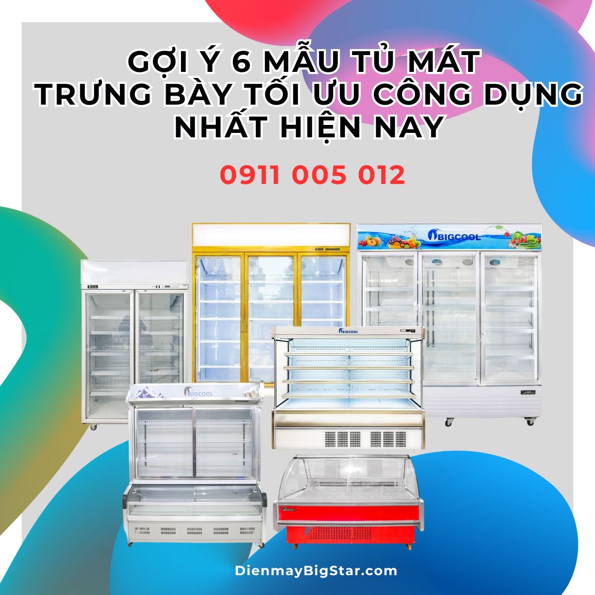 tủ mát trưng bày