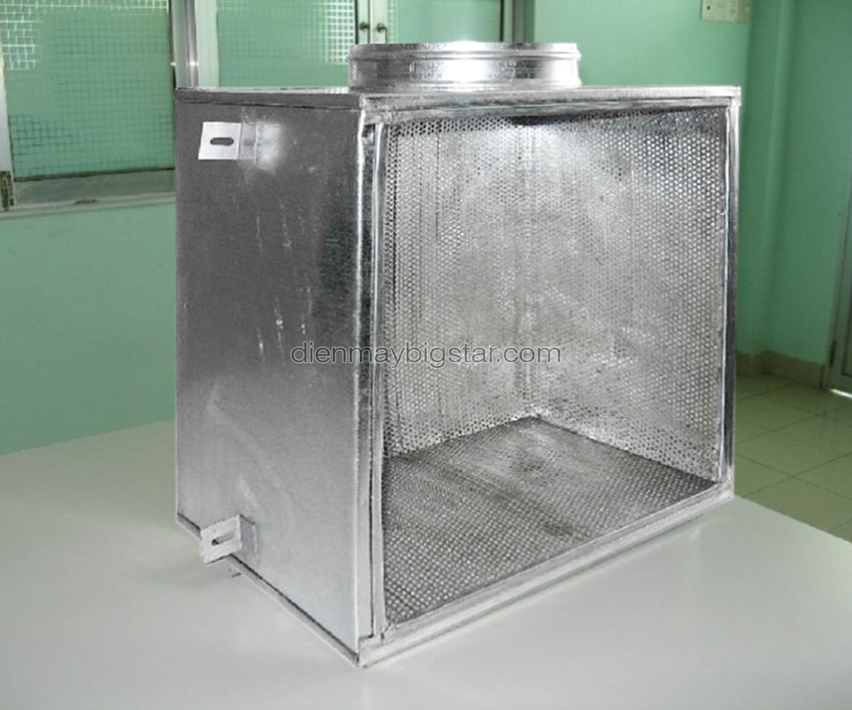 Thùng tiêu âm quạt hút