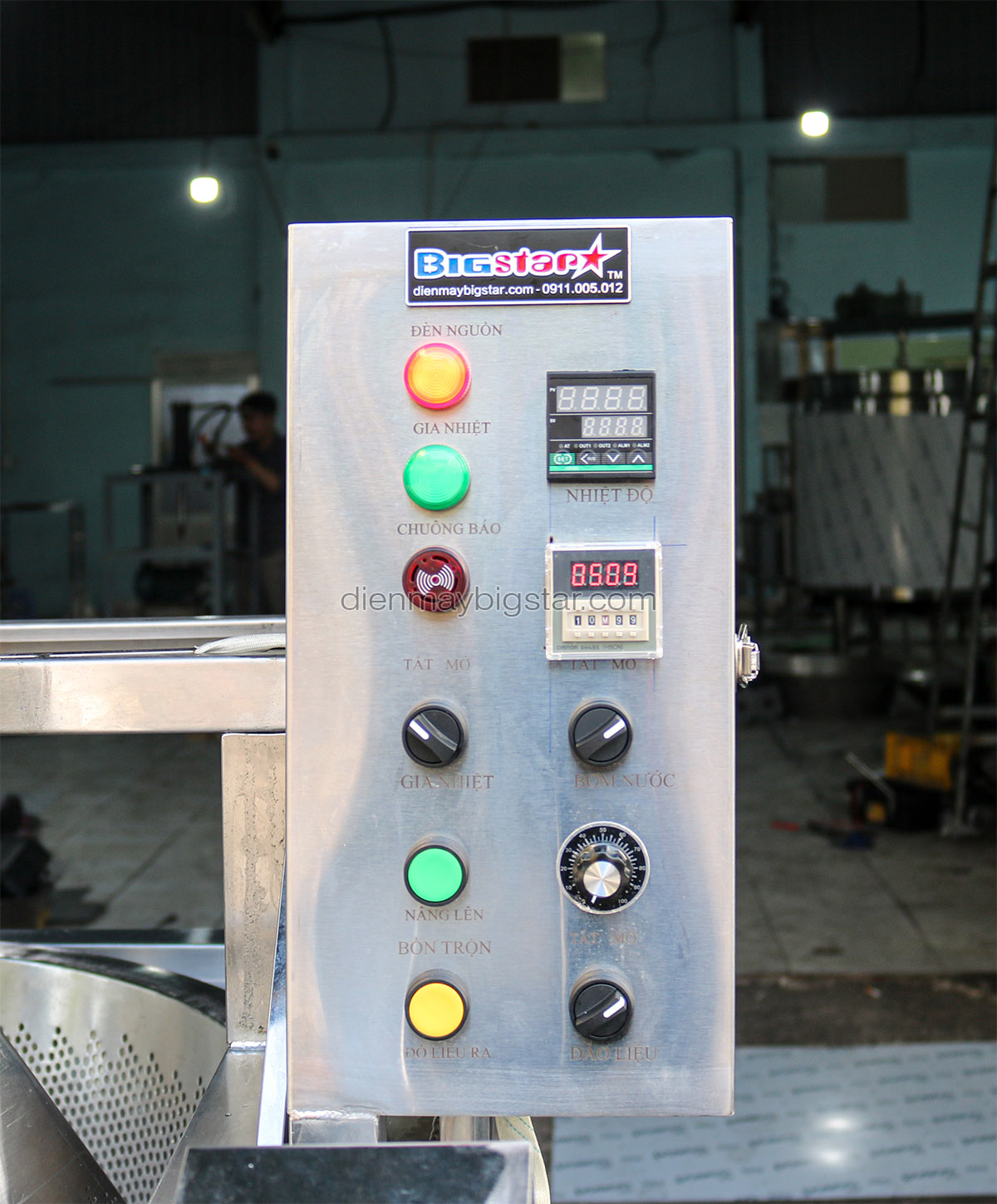 máy chiên tự động có cánh đảo BFC-1000