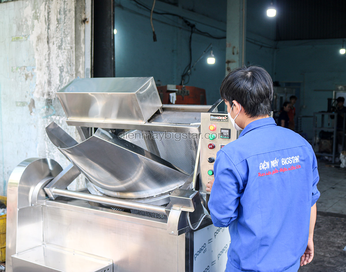 máy chiên tự động có cánh đảo BFC-1300