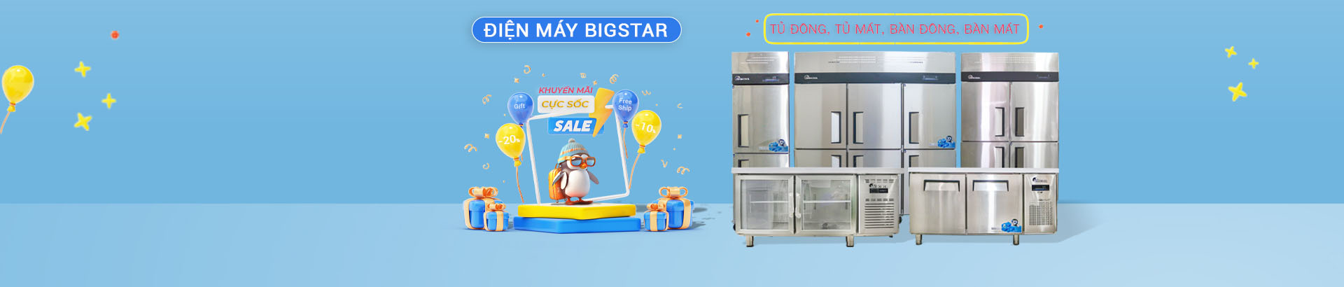 Tủ đông mát <br> siêu giảm giá