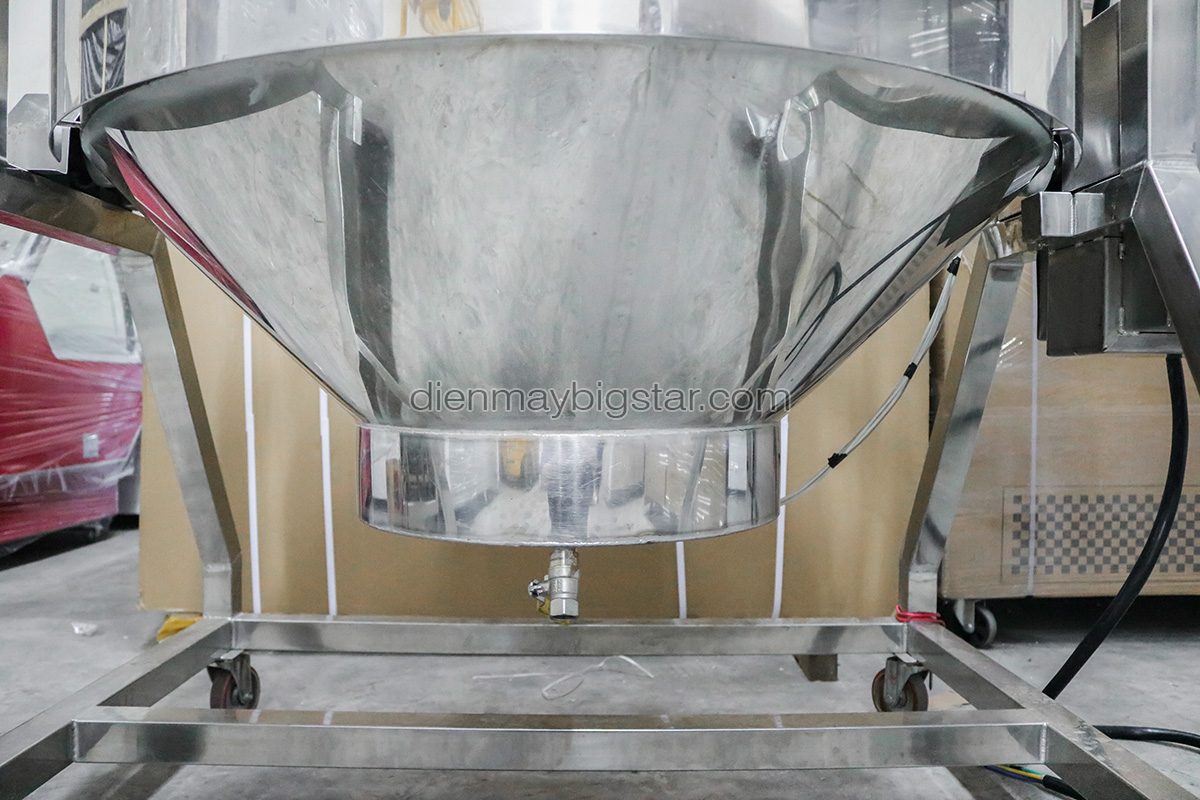 Chảo xào nhân khuấy lệch tâm 300L