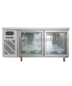 Bàn mát Berjaya 2 cánh kính 1m5