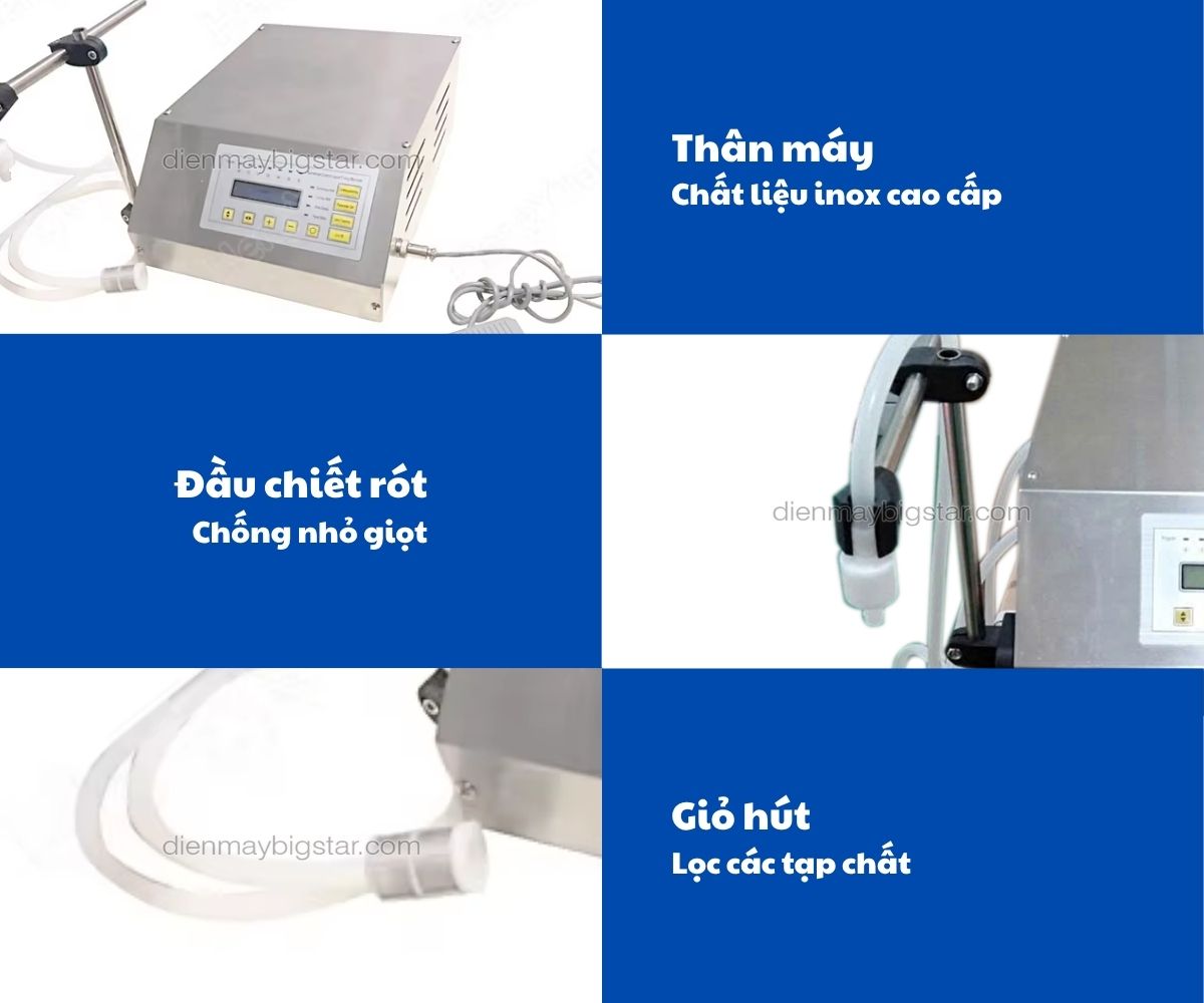 Máy chiết rót chất lỏng 1 vòi 13 may chiet rot chat long 1 voi chi tiet 1