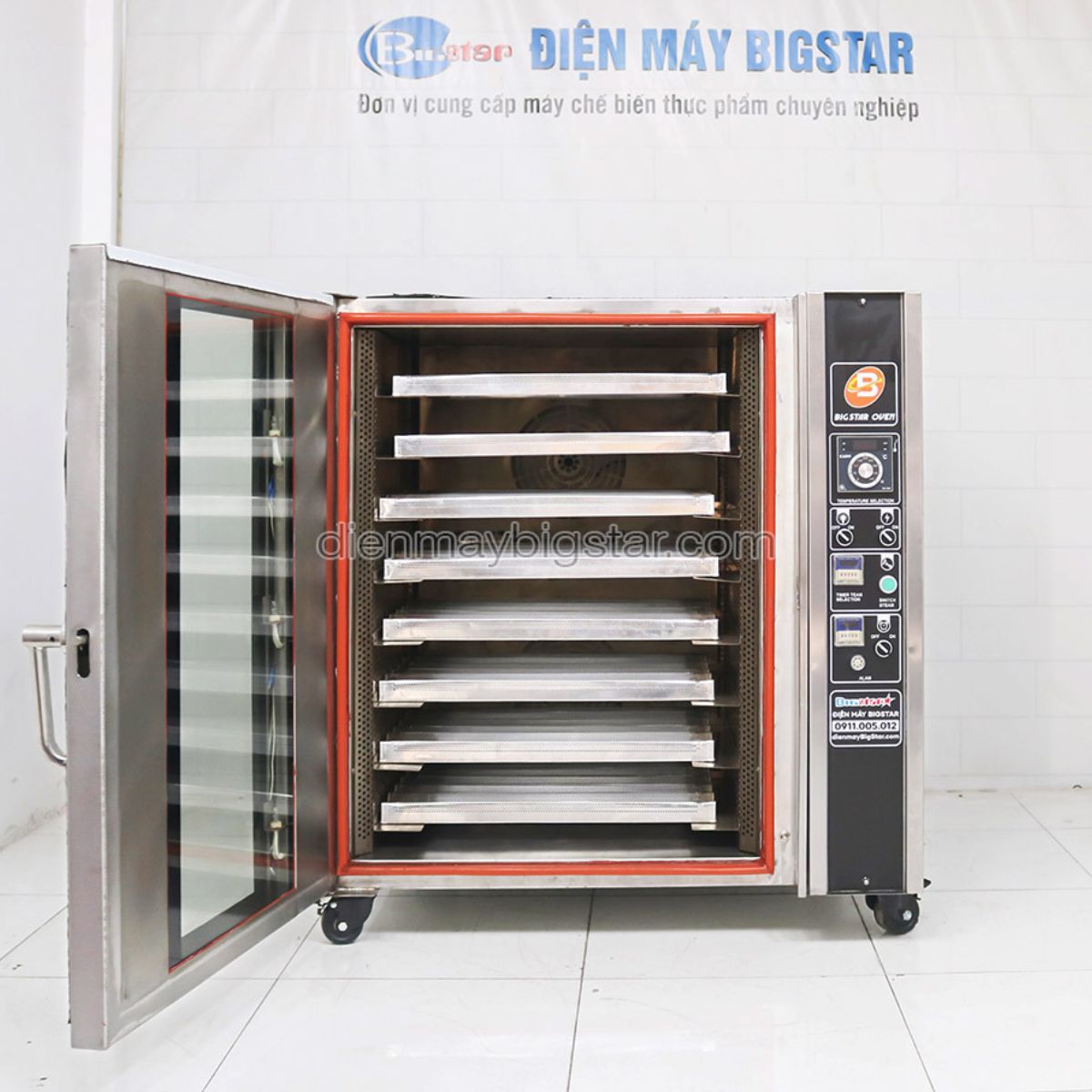 Lò nướng bánh mì đối lưu 8 khay