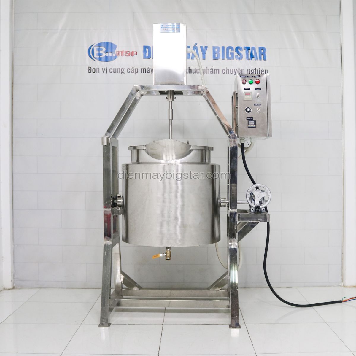 Tư vấn mẫu nồi nấu trà sữa công nghiệp mà các tiệm trà sữa hiện nay đang dùng 14 Nồi nấu trà sữa công nghiệp