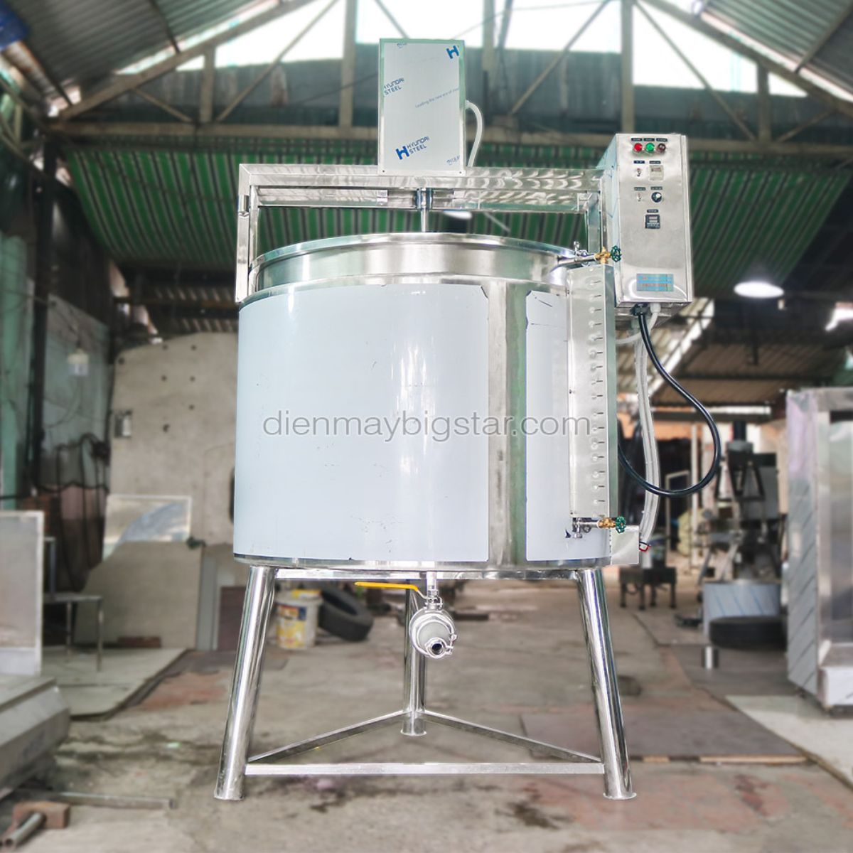 Tư vấn mẫu nồi nấu trà sữa công nghiệp mà các tiệm trà sữa hiện nay đang dùng 15 Nồi nấu trà sữa công nghiệp