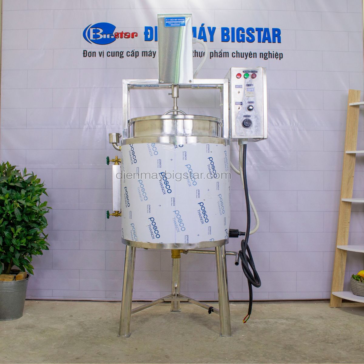 Tư vấn mẫu nồi nấu trà sữa công nghiệp mà các tiệm trà sữa hiện nay đang dùng 22 Nồi nấu trà sữa công nghiệp