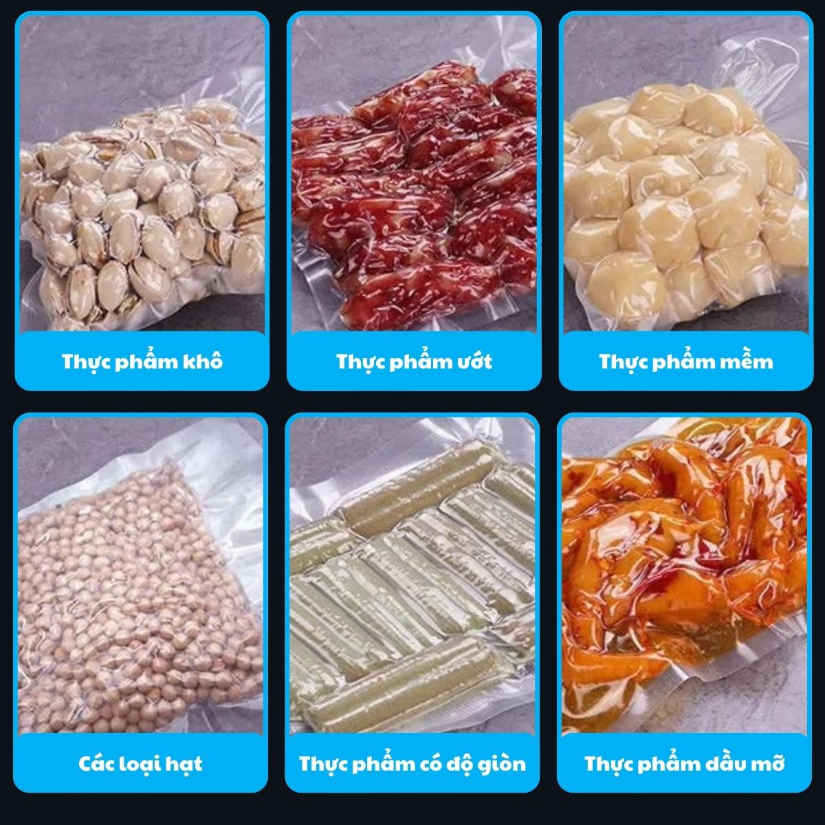 Thực phảm có thể hút chân không 