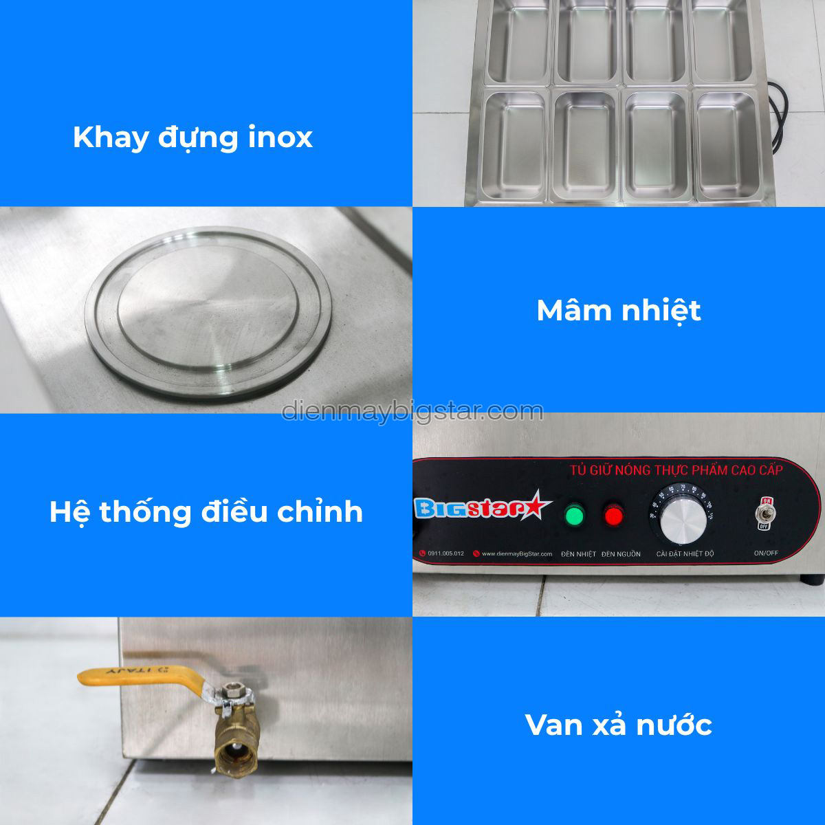 tu ham nong thuc an de ban B2 3 2.1