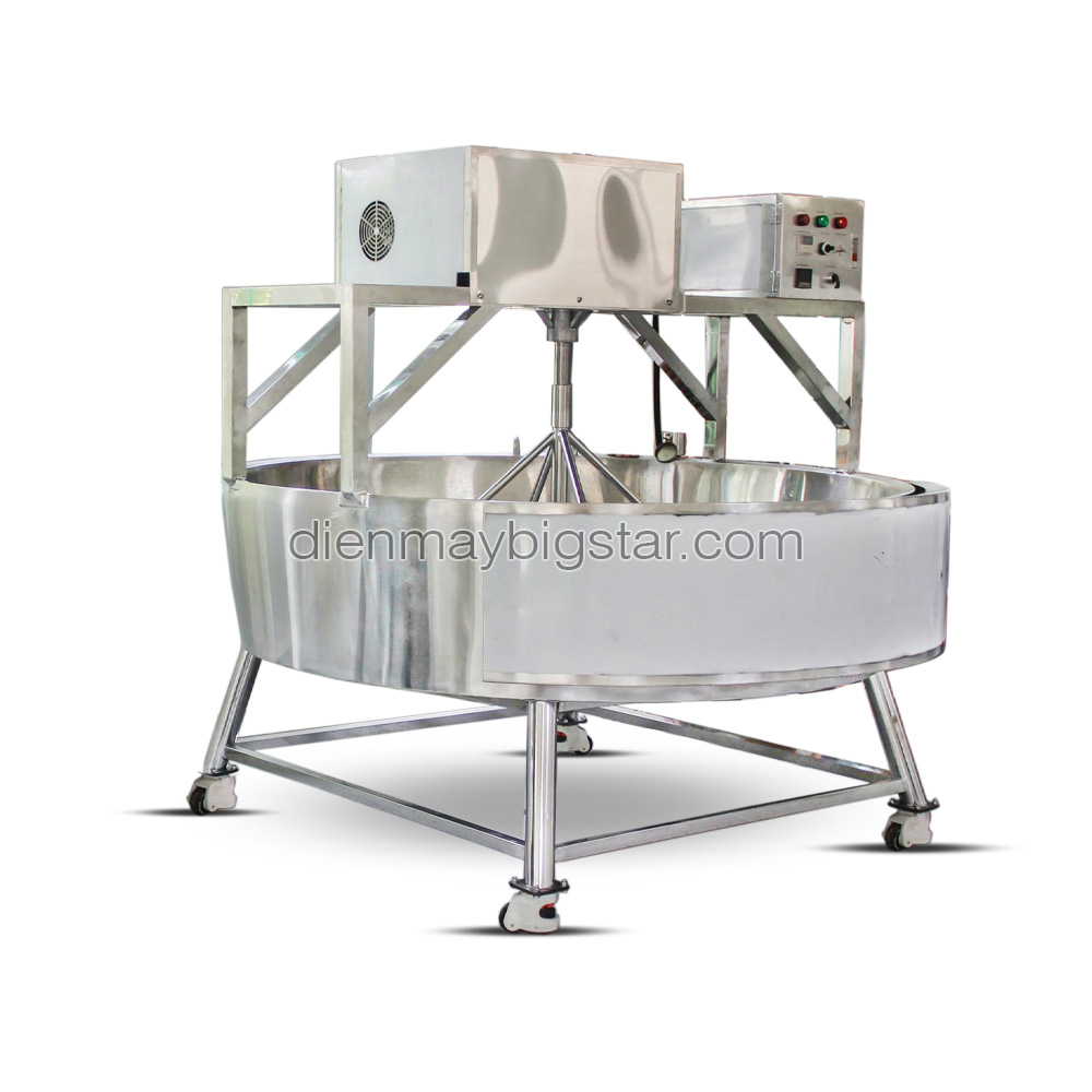 Máy rang muối tôm tự đảo 50kg 9 Máy rang muối tôm tự đảo 50kg