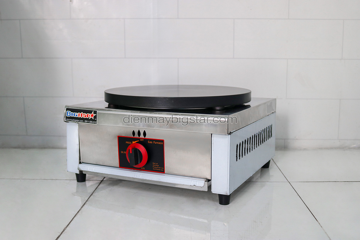 máy nướng bánh crepe đơn dùng gas