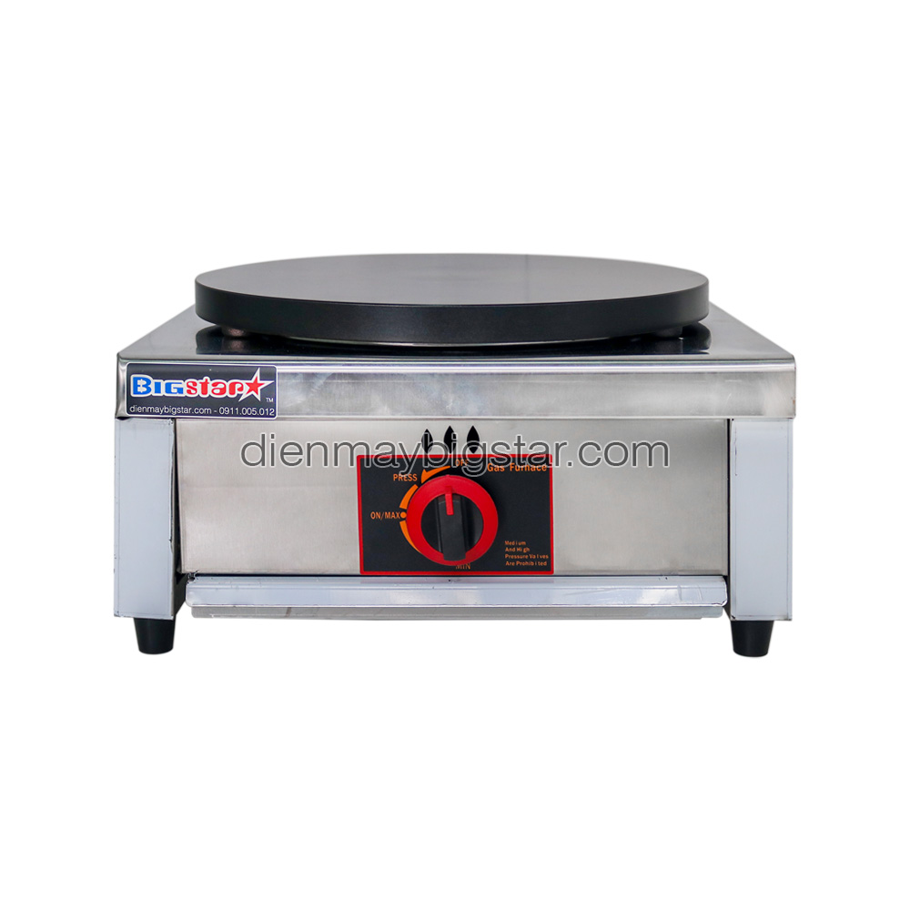 Máy nướng bánh Crepe đơn dùng gas - Thông số kỹ thuật
