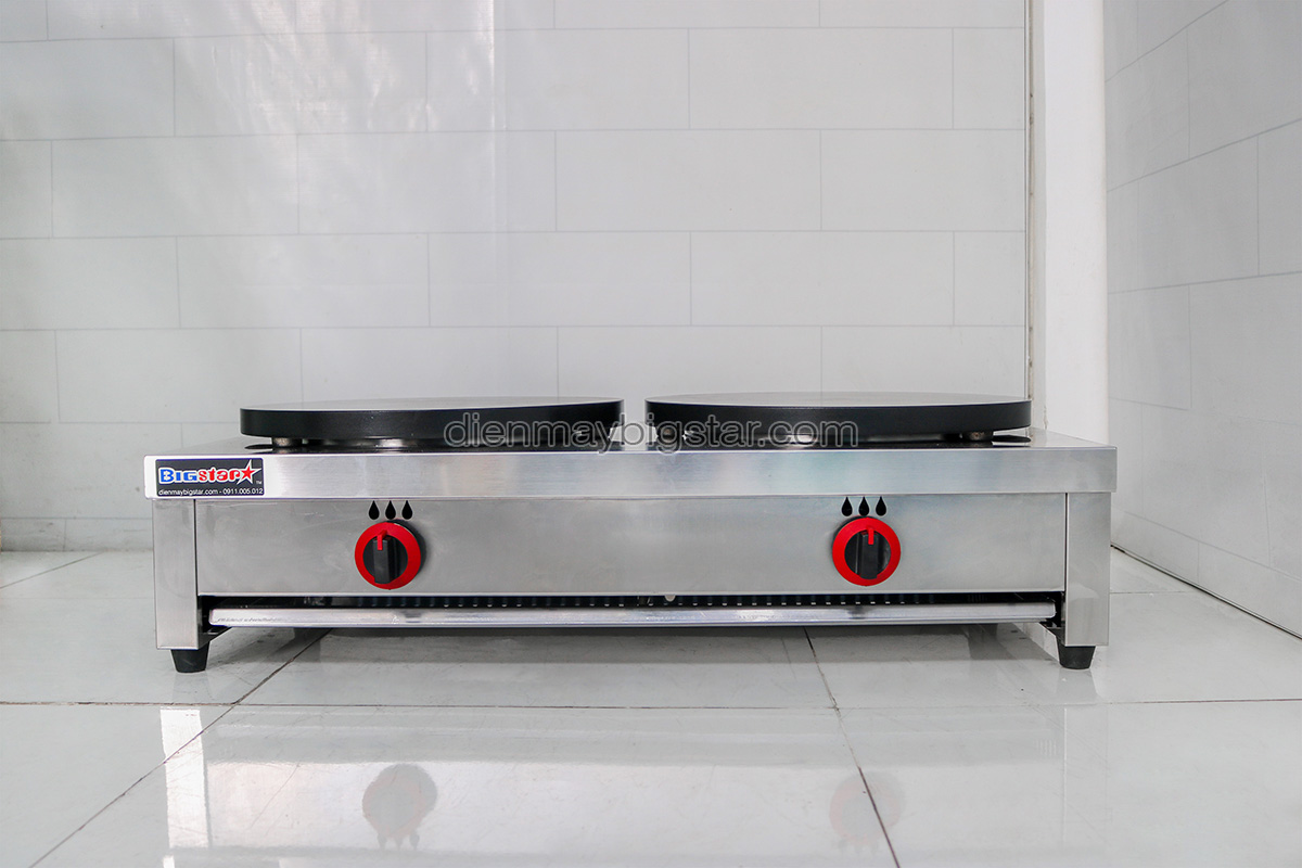 Máy nướng bánh Crepe đôi dùng gas 21 máy nướng bánh crepe đôi dùng gas