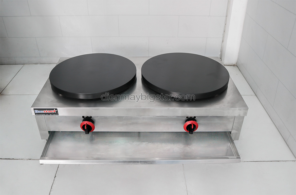 Máy nướng bánh Crepe đôi dùng gas 24 may nuong banh crepe doi dung gas 1.1