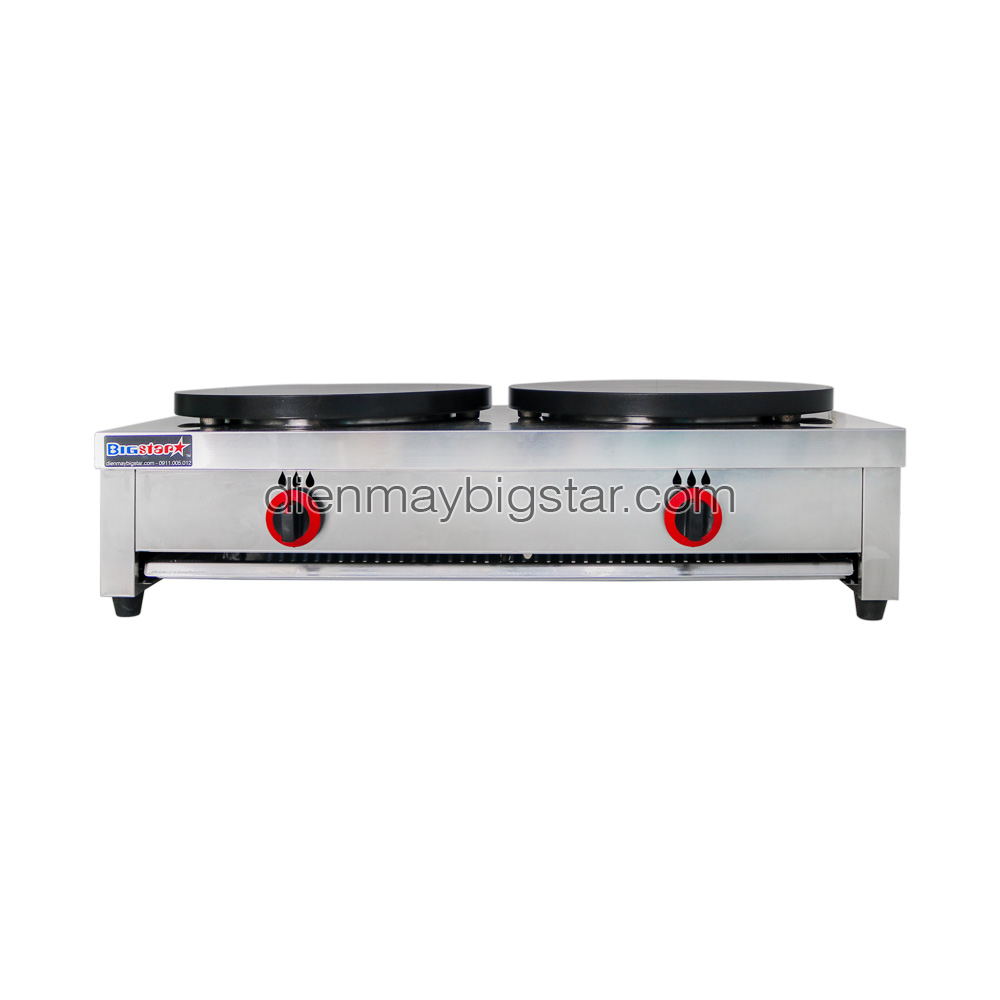 Máy nướng bánh Crepe đôi dùng gas - Thông số kỹ thuật