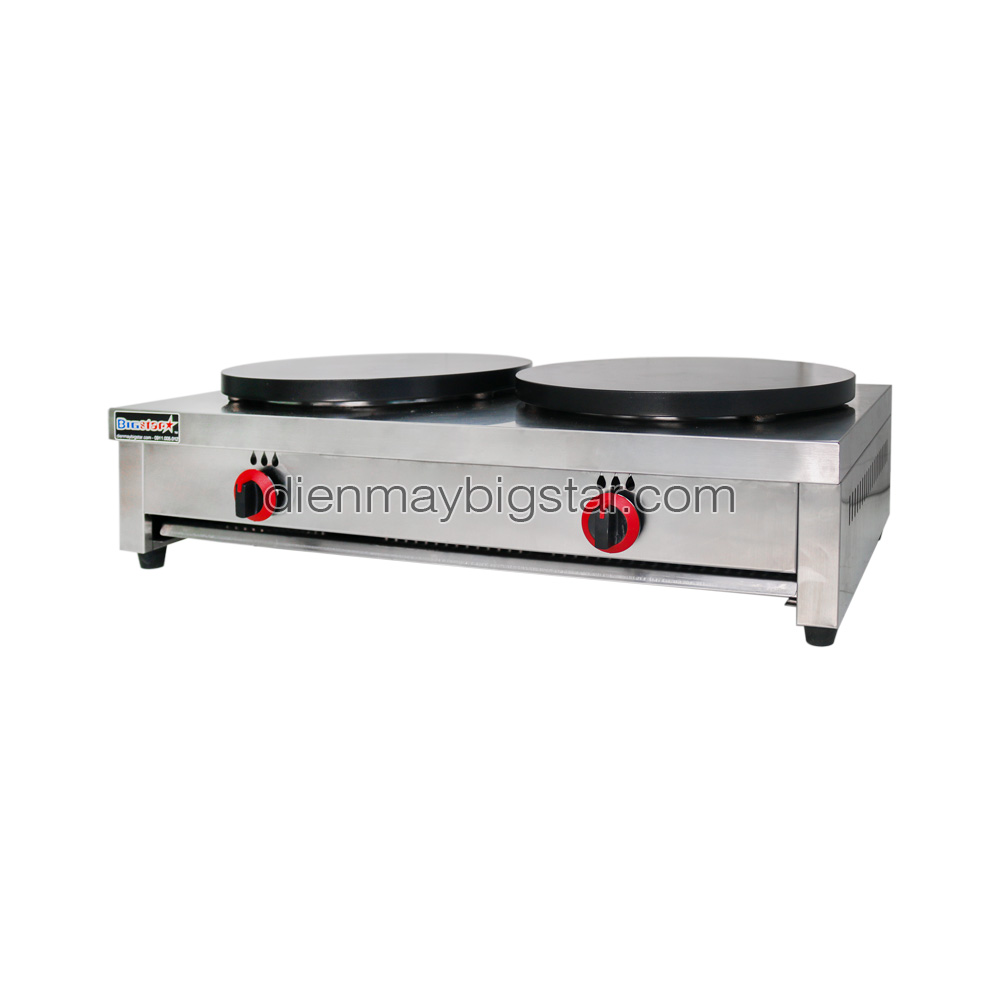 Máy nướng bánh Crepe đôi dùng gas 12 máy nướng bánh crepe đôi dùng gas