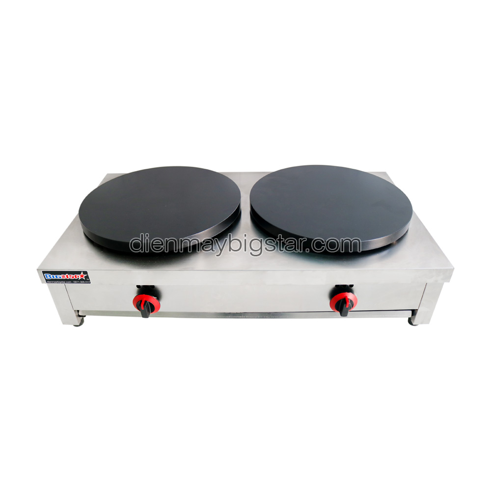 Máy nướng bánh Crepe đôi dùng gas 15 máy nướng bánh crepe đôi dùng gas