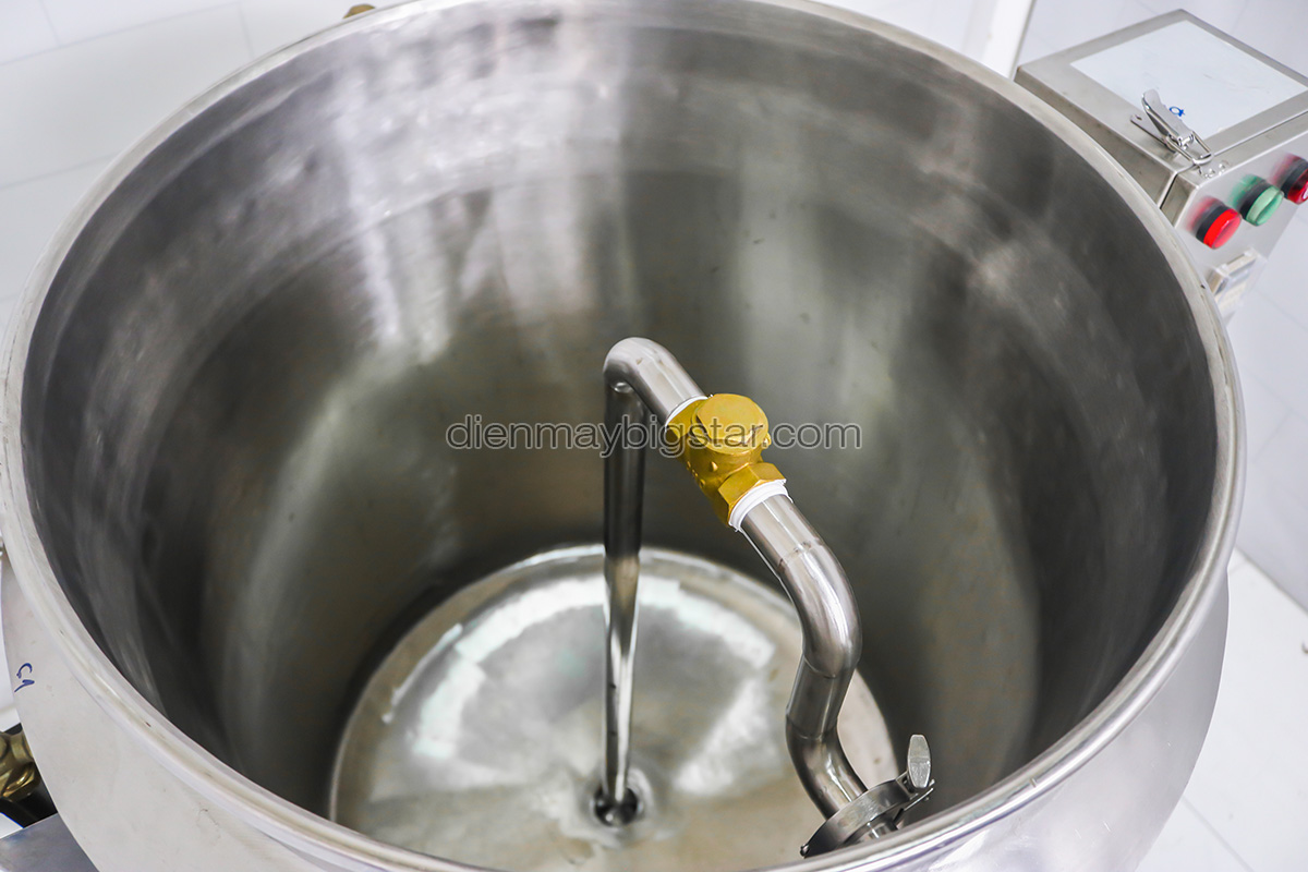 Nồi nấu sữa đậu nành công nghiệp 3 lớp 200L