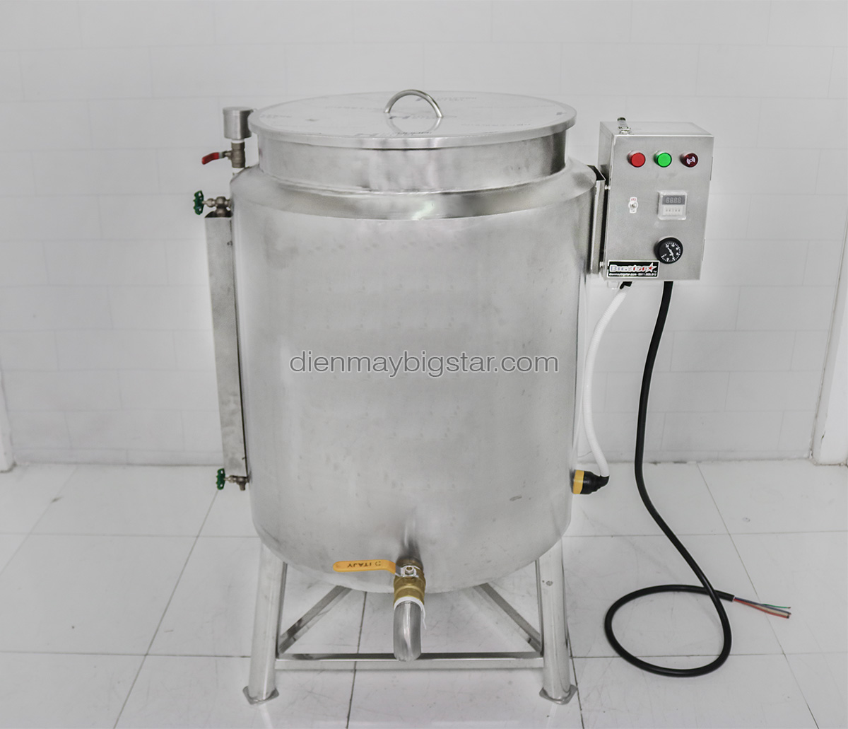 Nồi nấu sữa đậu nành công nghiệp 3 lớp 200L