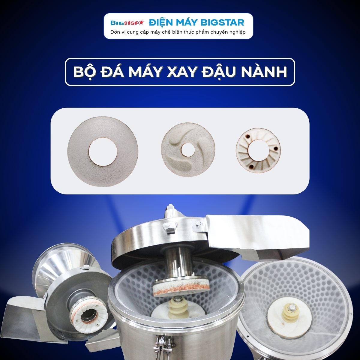 Bộ đá dùng cho máy xay đậu nành