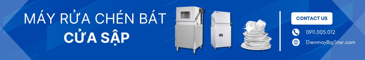 máy rửa bát cửa sập