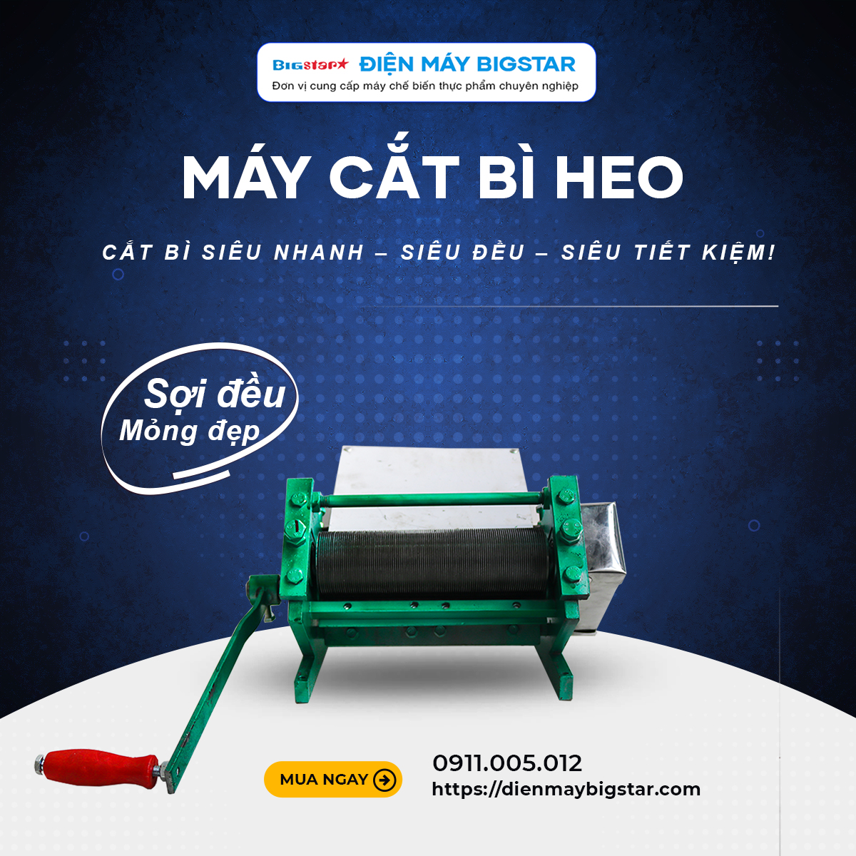 máy cắt bì heo quay tay
