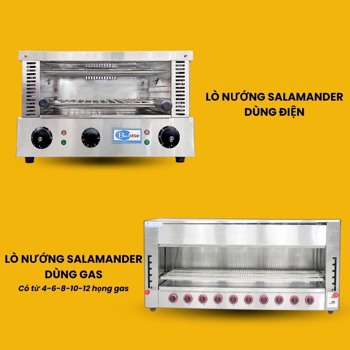 lò nướng salamander