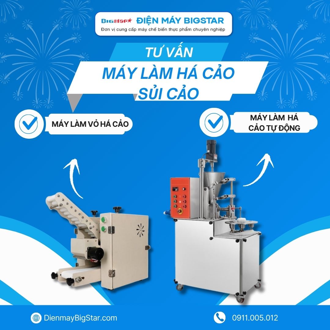 Tư vấn báo giá máy làm há cảo sủi cáo chi tiết nhất 16 máy làm há cảo sủi cảo