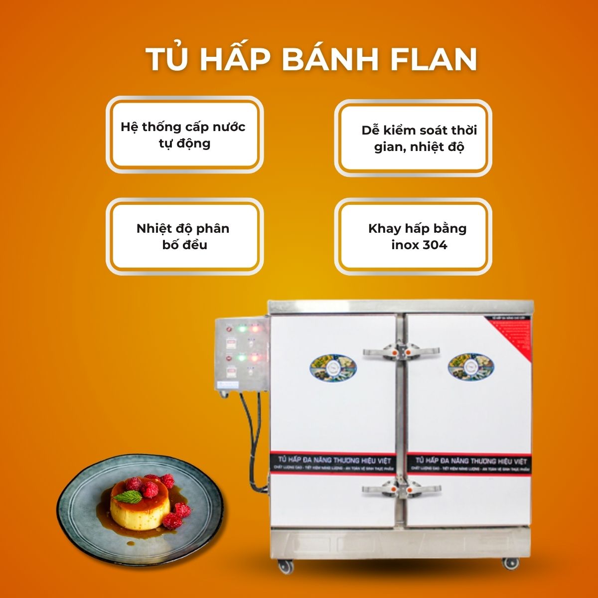 tu hap banh flan 1